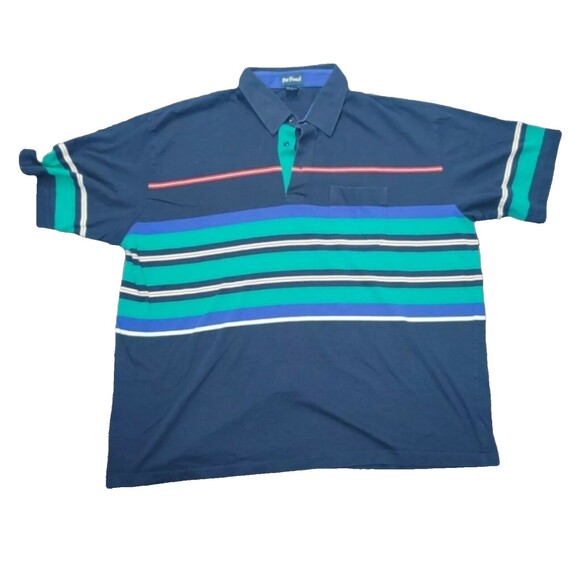 PAR Four Men's Navy Blue Polo Shirt  Size XXL 2XL - Picture 1 of 6